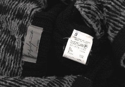 Yohji Yamamoto POUR HOMME 14AW Knit Jacket Black Size 3
