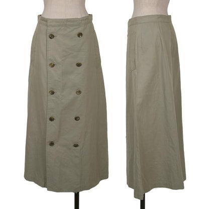 COMME des GARCONS Cotton Trench Skirt Khaki Size M