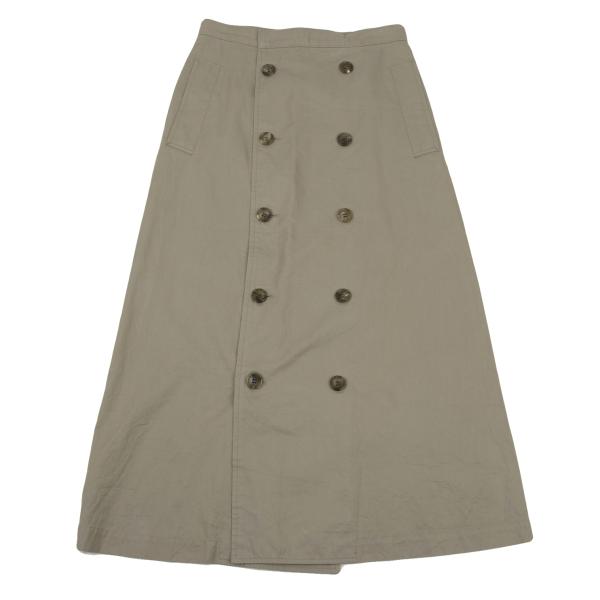 COMME des GARCONS Cotton Trench Skirt Khaki Size M