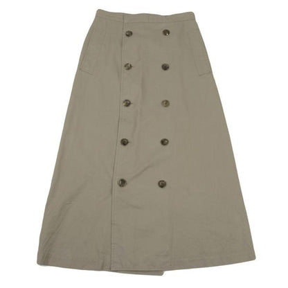 COMME des GARCONS Cotton Trench Skirt Khaki Size M