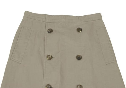 COMME des GARCONS Cotton Trench Skirt Khaki Size M