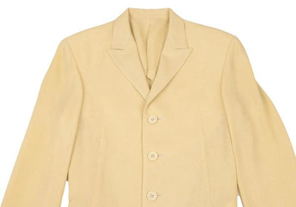 Y's Side Flap Long Jacket Yellow Size S