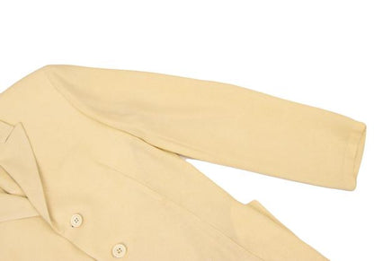 Y's Side Flap Long Jacket Yellow Size S