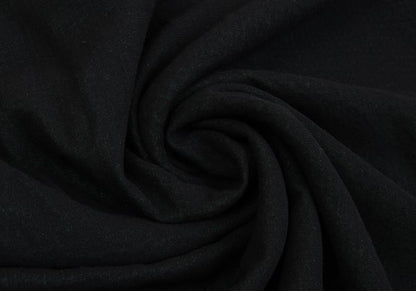 Y's Wool Blend Double Face Wrap Skirt Dress Black Size M