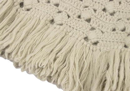 LIMI feu Angora Blend Hem Fringe Knit Tunic Size S
