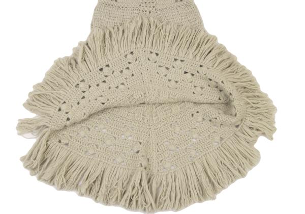 LIMI feu Angora Blend Hem Fringe Knit Tunic Size S