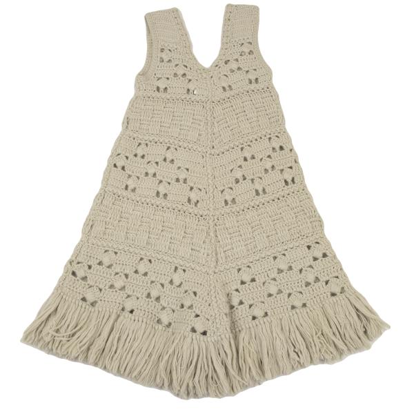 LIMI feu Angora Blend Hem Fringe Knit Tunic Size S