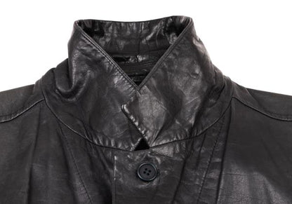 ISSEY MIYAKE MEN Cow Leather Tailored Blazer Gray Size M