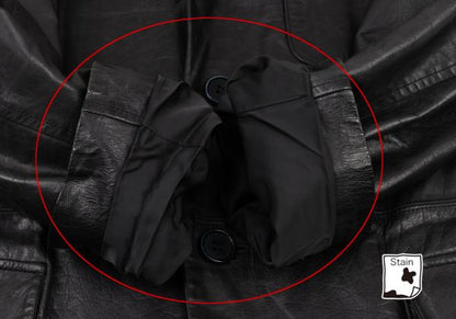 ISSEY MIYAKE MEN Cow Leather Tailored Blazer Gray Size M