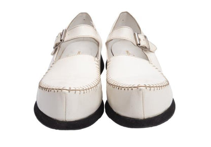 COMME des GARCONS Kagari Stitch Leather Sneakers Size 24.5CM
