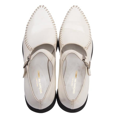 COMME des GARCONS Kagari Stitch Leather Sneakers Size 24.5CM