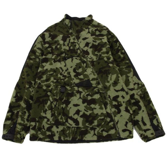 MMW Matthew Williams Nike Camo Fleece Khaki Multi Jacket Size L