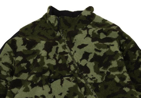 MMW Matthew Williams Nike Camo Fleece Khaki Multi Jacket Size L