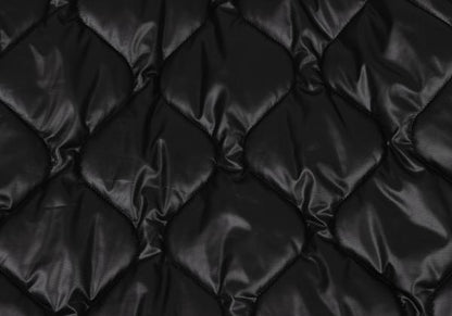 NEXUSVII. Ripstop Padded Drawstring Overcoat Black Coat Size 46M