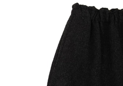Plantation Wool Side Panel Design Skirt Charcoal Size M