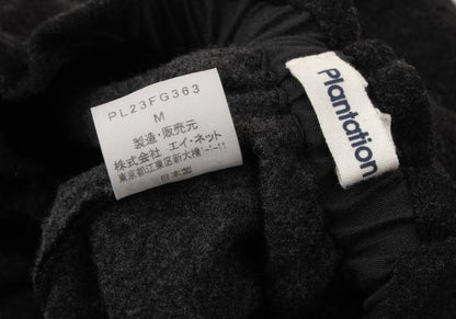 Plantation Wool Side Panel Design Skirt Charcoal Size M