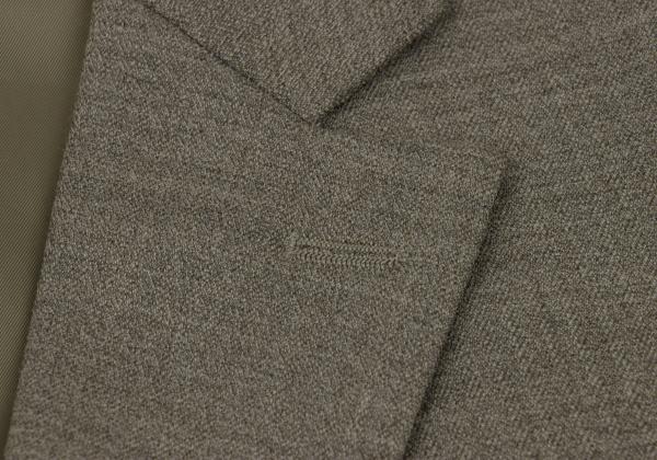 Karl Helmut Wool Stretch 3-Button Jacket Mocha Brown Size S