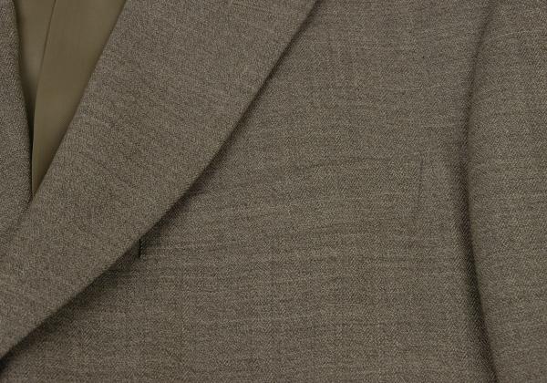 Karl Helmut Wool Stretch 3-Button Jacket Mocha Brown Size S