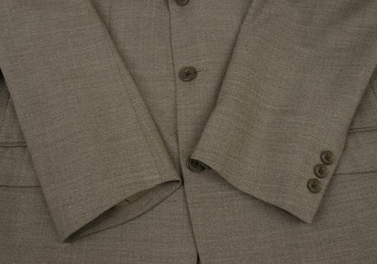 Karl Helmut Wool Stretch 3-Button Jacket Mocha Brown Size S