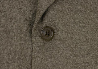 Karl Helmut Wool Stretch 3-Button Jacket Mocha Brown Size S