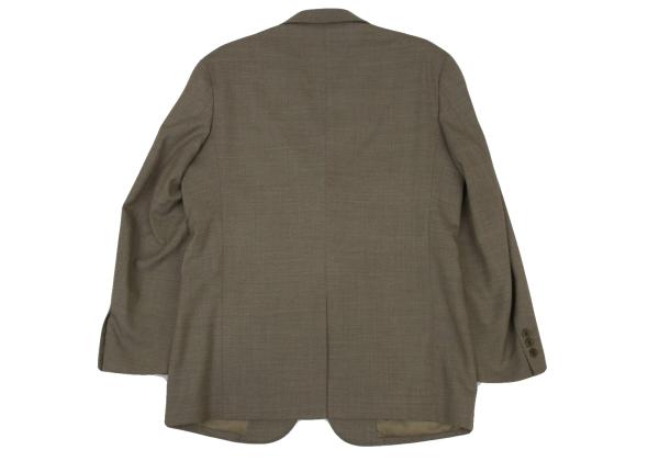 Karl Helmut Wool Stretch 3-Button Jacket Mocha Brown Size S