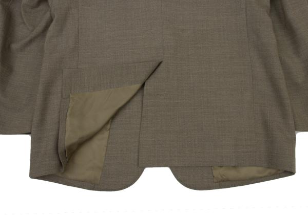 Karl Helmut Wool Stretch 3-Button Jacket Mocha Brown Size S