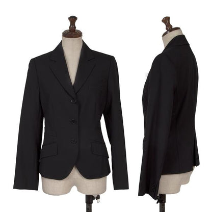 Paul Smith BLACK Wool Jacket Colorful Lining Navy Size 38