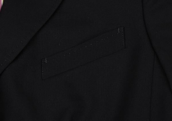 Paul Smith BLACK Wool Jacket Colorful Lining Navy Size 38
