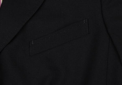 Paul Smith BLACK Wool Jacket Colorful Lining Navy Size 38