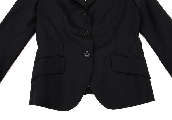 Paul Smith BLACK Wool Jacket Colorful Lining Navy Size 38