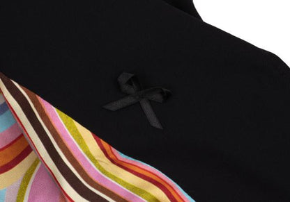 Paul Smith BLACK Wool Jacket Colorful Lining Navy Size 38