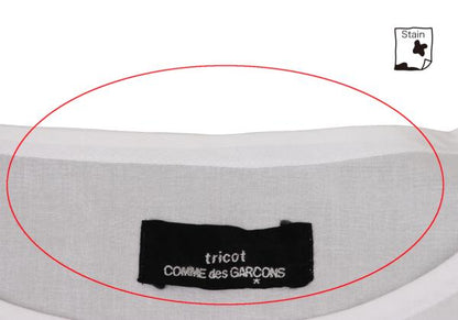 tricot COMME des GARCONS Garment Washed Blouse White Size M