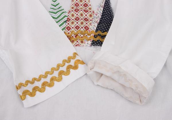 tricot COMME des GARCONS Garment Washed Blouse White Size M