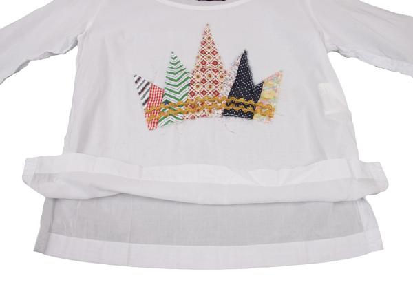 tricot COMME des GARCONS Garment Washed Blouse White Size M
