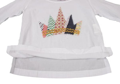 tricot COMME des GARCONS Garment Washed Blouse White Size M