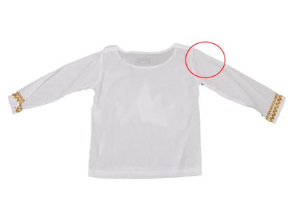 tricot COMME des GARCONS Garment Washed Blouse White Size M