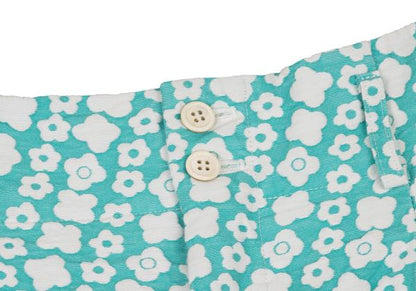 COMME des GARCONS Cotton Nylon Shorts Turquoise Size S