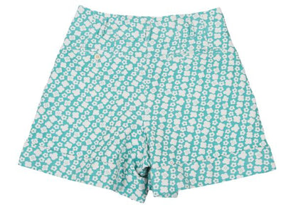 COMME des GARCONS Cotton Nylon Shorts Turquoise Size S