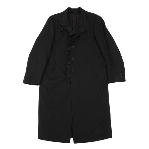 Yohji Yamamoto POUR HOMME 23AW Wool Gab Coat Black Size 1