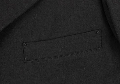 Yohji Yamamoto POUR HOMME 23AW Wool Gab Coat Black Size 1