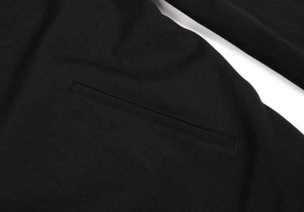 Yohji Yamamoto POUR HOMME 23AW Wool Gab Coat Black Size 1
