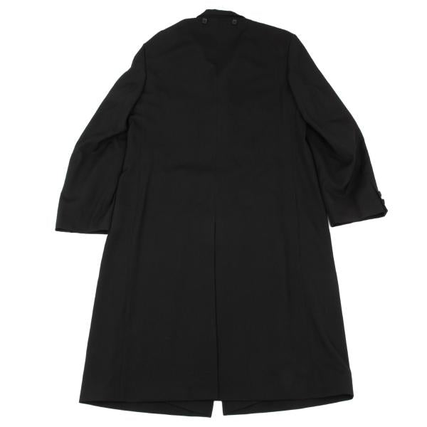Yohji Yamamoto POUR HOMME 23AW Wool Gab Coat Black Size 1