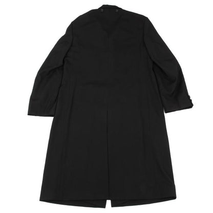 Yohji Yamamoto POUR HOMME 23AW Wool Gab Coat Black Size 1