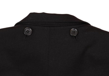Yohji Yamamoto POUR HOMME 23AW Wool Gab Coat Black Size 1
