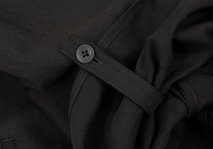 Yohji Yamamoto POUR HOMME 24SS Black Zigzag Jacket Size 1