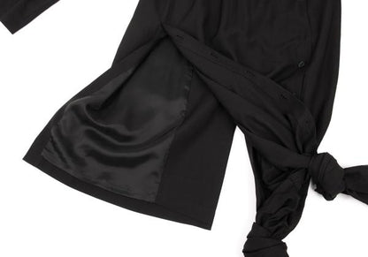 Yohji Yamamoto POUR HOMME 24SS Black Zigzag Jacket Size 1