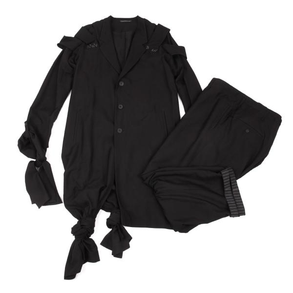 Yohji Yamamoto POUR HOMME 24SS Hard Twist Setup Black Size 1