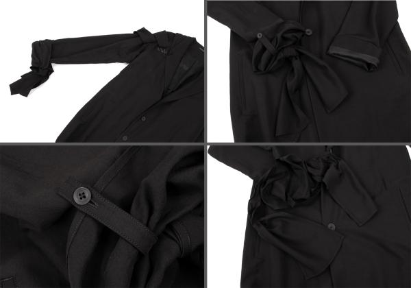 Yohji Yamamoto POUR HOMME 24SS Hard Twist Setup Black Size 1