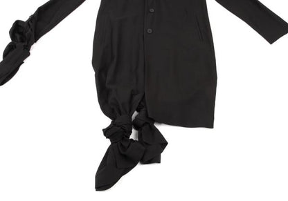 Yohji Yamamoto POUR HOMME 24SS Hard Twist Setup Black Size 1