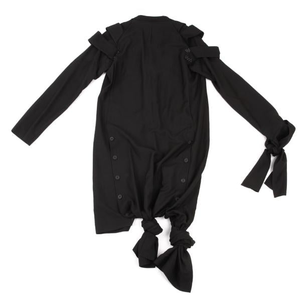 Yohji Yamamoto POUR HOMME 24SS Hard Twist Setup Black Size 1